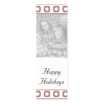 Customizable Christmas/Hanukkah Photo Bookmark Business Cards
