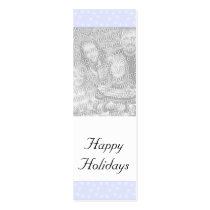 Customizable Christmas/Hanukkah Photo Bookmark business cards