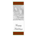 Customizable Christmas/Hanukkah Photo Bookmark business cards