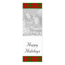 Customizable Christmas/Hanukkah Photo Bookmark business cards