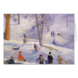Customizable Christmas Morning Greeting Card