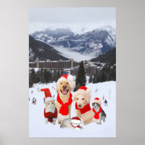 Customizable Christmas Pets Poster