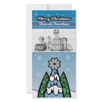 Customizable Christmas Photo Card photocard