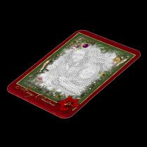 Customizable Christmas Photo Frame magnets