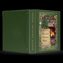 (Customizable) Christmas Recipes binders