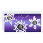 Customizable Christmas Snowflake Photo Card