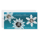 Customizable Christmas Snowflake Photo Card