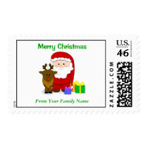 Customizable Christmas Stamp stamps