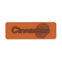 Customizable Cinnamon Bakery Labels labels