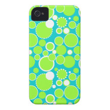 Customizable Circles & Dots Case-Mate iPhone 4 Cases