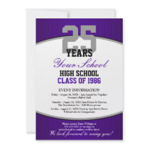 Customizable Class Reunion Invitation