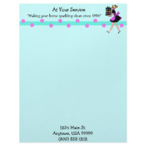 Customizable Cleaning Service Letterhead by malibuitalian Customizable Cleaning Service Letterhead