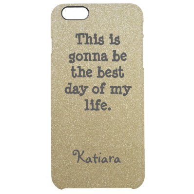 CUSTOMIZABLE CLEAR iPhone 6 PLUS CASE