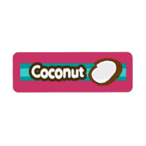 Customizable Coconut Bakery Labels labels