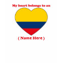 Customizable Colombia T-shirt