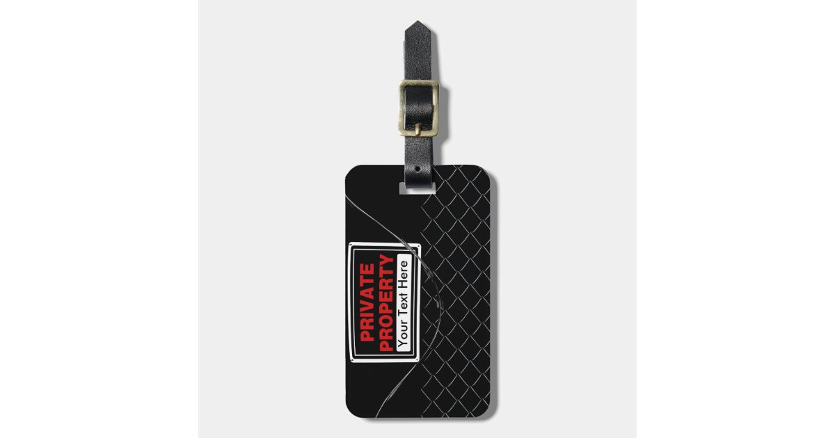 Customizable Cool Fun Unique Luggage Tag Zazzle