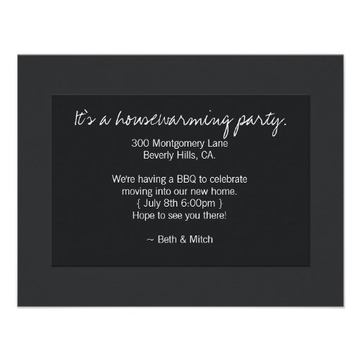 Customizable Cool Housewarming Party Invite