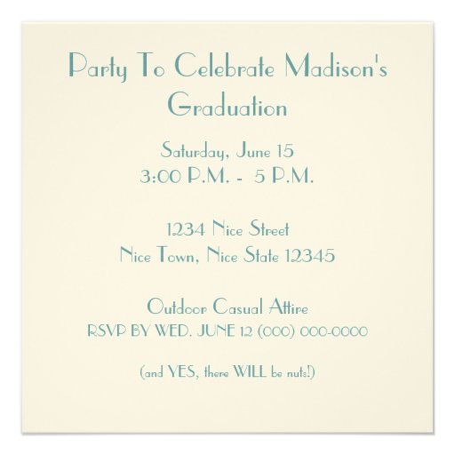 CUSTOMIZABLE CUTE INVITATION (SQUIRREL ON FENCE)