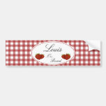 Customizable Cute Strawberry Bumper Sticker