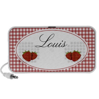 Customizable Cute Strawberry Mini Speaker