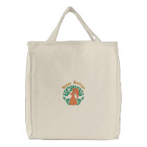 Customizable Damask Angel Embroidered Tote embroidered bags by naturetees Customizable Damask Angel Embroidered Tote embroidered bags