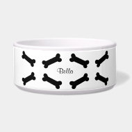 Customizable Dog Bones petbowl