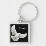 Customizable Dove Keychain