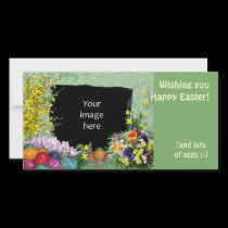 (Customizable) Easter Frame photo cards