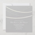 Customizable Elegant Light Strings Wedding Invite