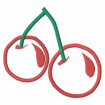 Customizable Embroidered Cherries Tees embroidered shirts by countrykitchen Customizable Embroidered Cherries Tees embroidered shirts