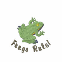 Customizable Emrboidered Frog Tees embroidered shirts by naturetees Customizable Emrboidered Frog Tees embroidered shirts