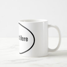 Customizable European Oval Mug