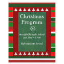 "Customizable Event: Christmas Program" flyers