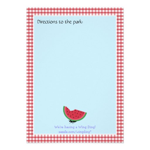 Customizable Family Reunion Picnic Announcements