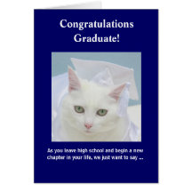 Customizable Feminine Graduation Cards