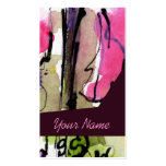 Customizable Feminine Profile Cards # 9731Fem Business Card Template