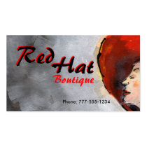 red, black, hat, customizable, profile, cards, business, artful, artsy, unique, art, watercolors, artist, photographer, advertising, professionals, colorful, designs, ginette, fine, artistic, graphics, retail, fashion, modern, contemporary, ooak, edgy, grunge, ink, tattoo, pink, feminine, lips, illustrations, Business Card with custom graphic design
