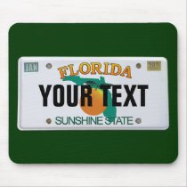 (Customizable) Florida License Plate Use Pads