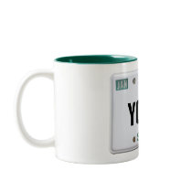 (Customizable) Florida License Plate Coffee Mug