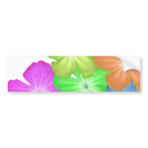 Customizable Flower Child window sticker Bumper Stickers