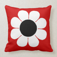 Customizable Flower Power Throw Pillows