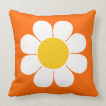 Customizable Flower Power Throw Pillows