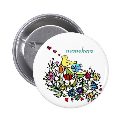 Customizable: Flowery Pins