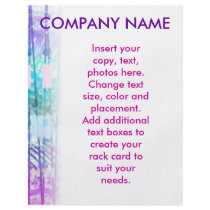 Customizable Flyer - Blues Lines