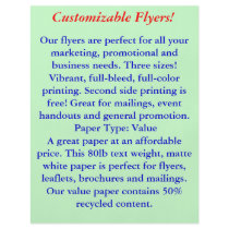 Customizable Flyers