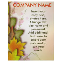 Customizable Flyers - Falling Leaves
