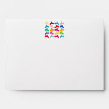 Customizable: Flying piggies Envelopes