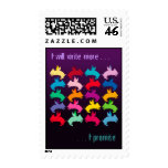 Customizable: Flying piggies Postage