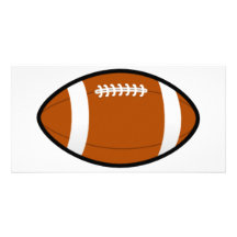 Customizable Football Photocards Custom Photo Card