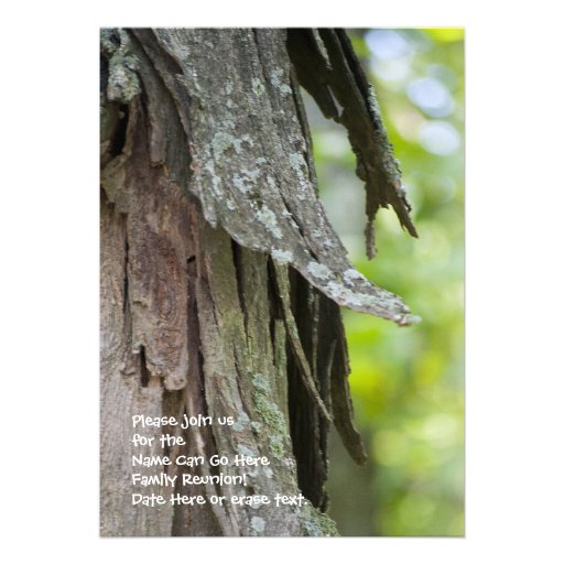 Customizable Forest Family Reunion Invitation